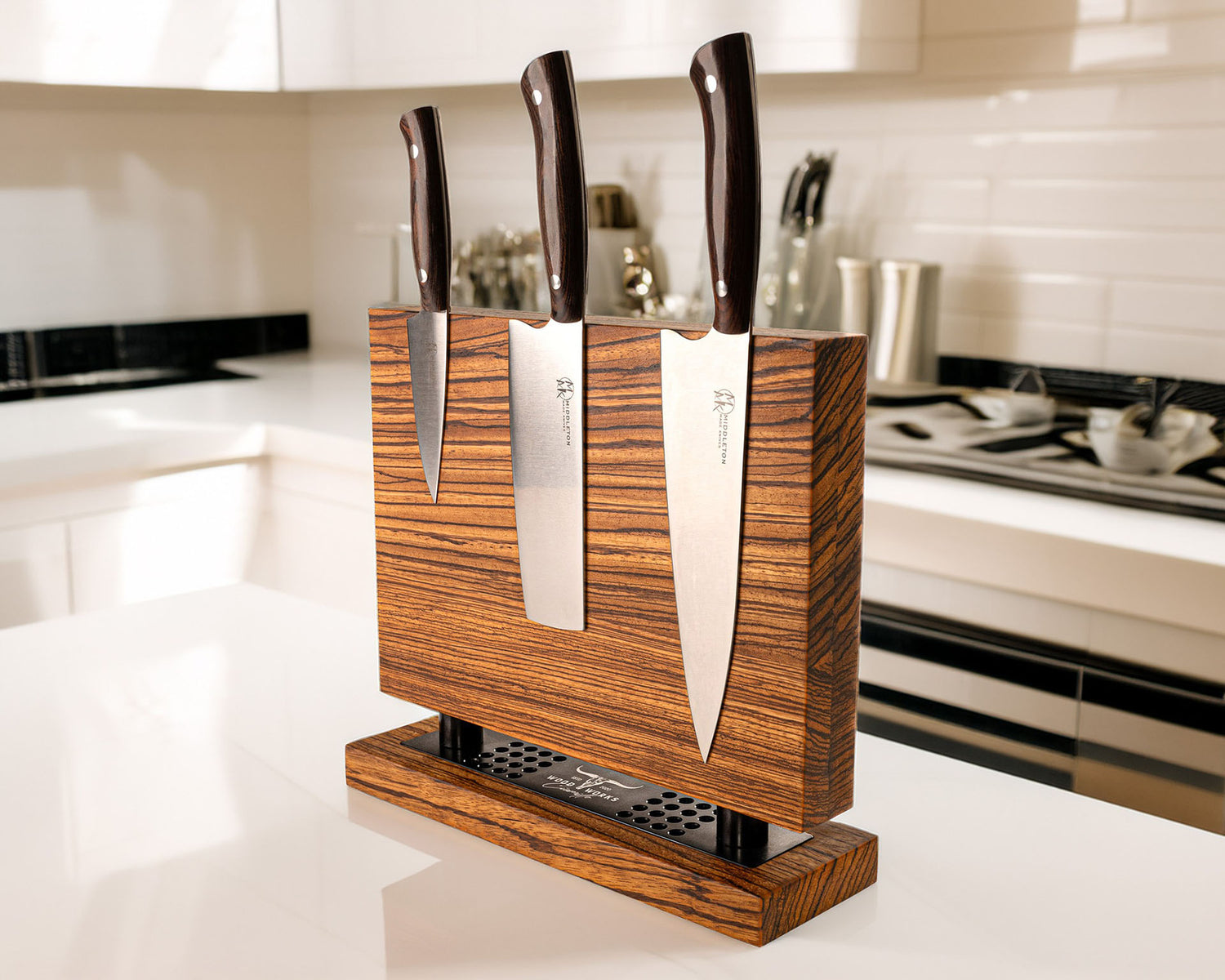 magnetic knife block | ciamillo woodworks