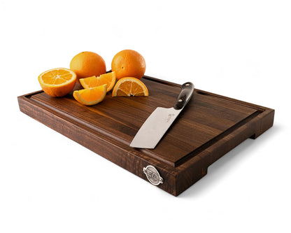edge grain cutting board walnut | ciamillo woodworks