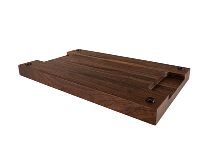 edge grain cutting board walnut | ciamillo woodworks