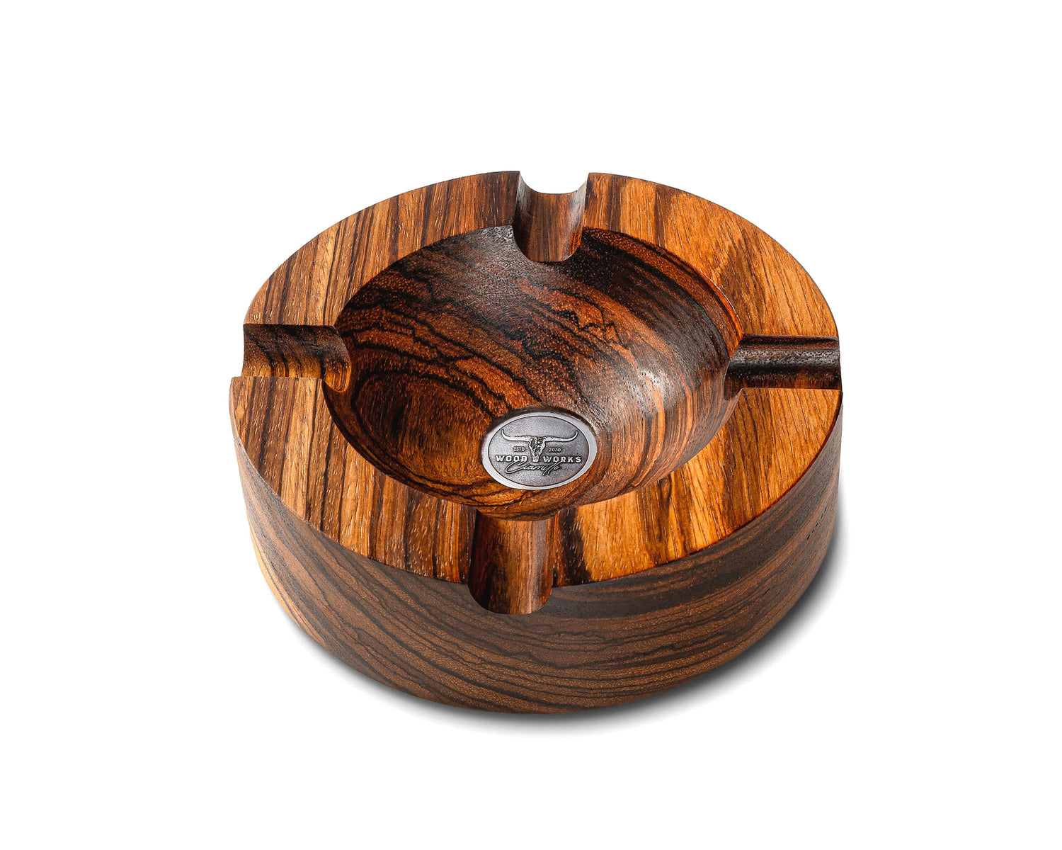 Exotic Hardwood Cigar Ashtray Ciamillo Woodworks